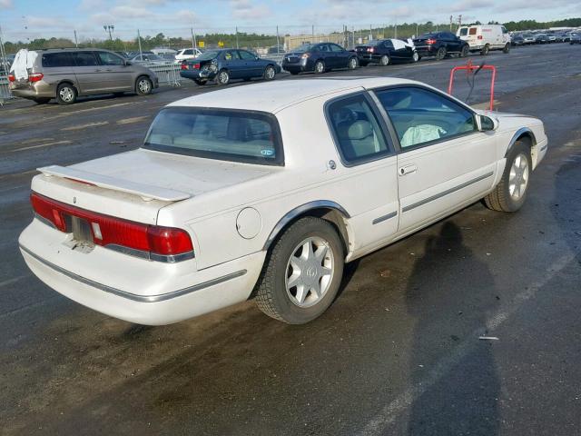 1MELM624XVH618941 - 1997 MERCURY COUGAR XR7 WHITE photo 4