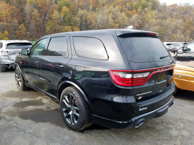 1C4SDJGJ2KC605835 - 2019 DODGE DURANGO SR BLACK photo 3