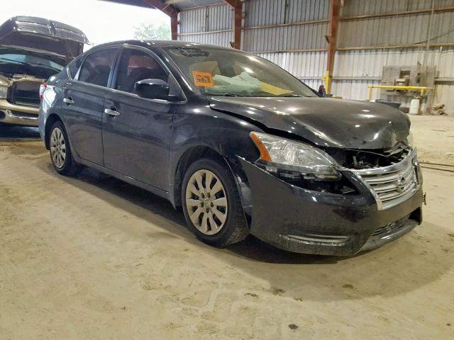 3N1AB7AP2DL780159 - 2013 NISSAN SENTRA FE BLACK photo 1