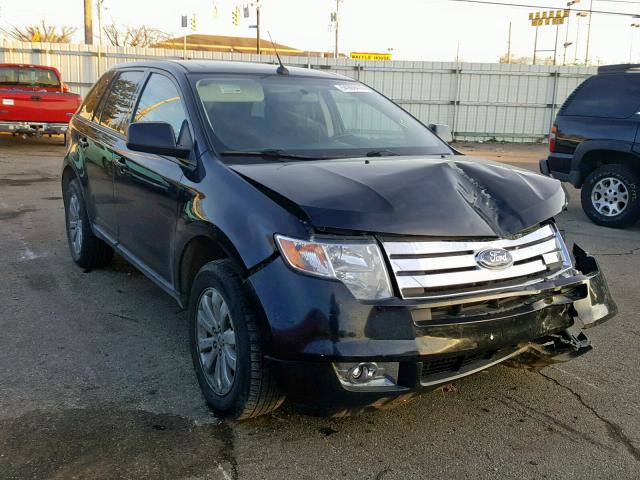 2FMDK38C18BB29401 - 2008 FORD EDGE SEL BLACK photo 1