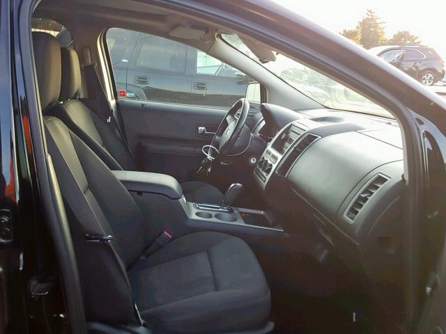 2FMDK38C18BB29401 - 2008 FORD EDGE SEL BLACK photo 5