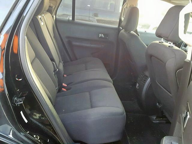 2FMDK38C18BB29401 - 2008 FORD EDGE SEL BLACK photo 6