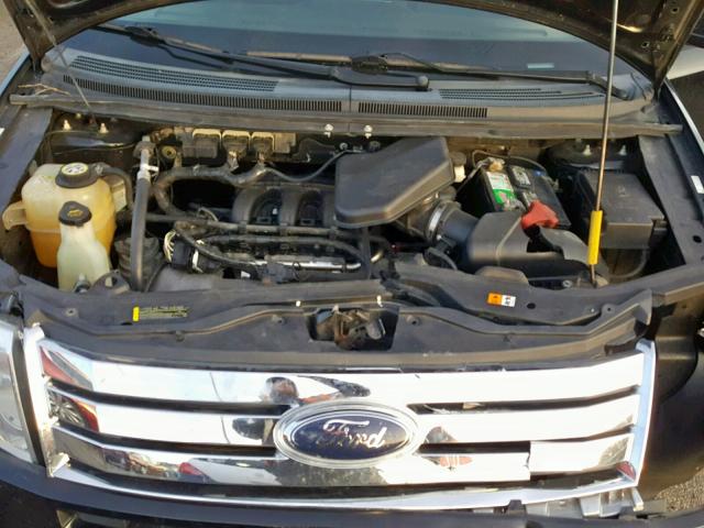 2FMDK38C18BB29401 - 2008 FORD EDGE SEL BLACK photo 7