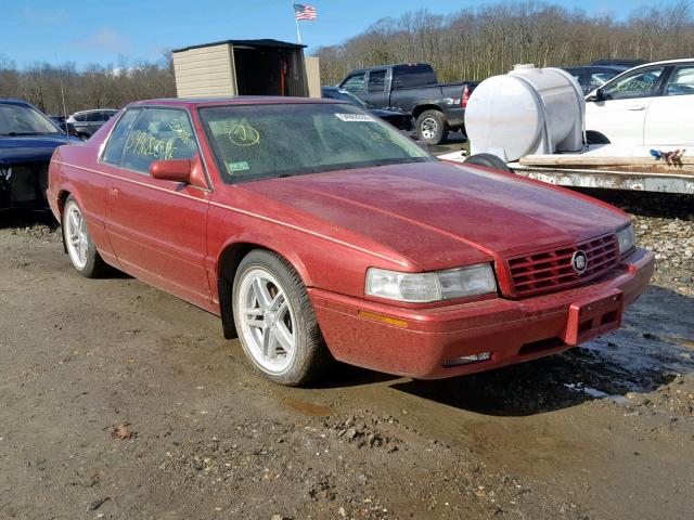 1G6ET1296YU169672 - 2000 CADILLAC ELDORADO T BURGUNDY photo 1