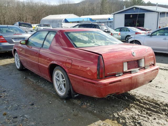 1G6ET1296YU169672 - 2000 CADILLAC ELDORADO T BURGUNDY photo 3