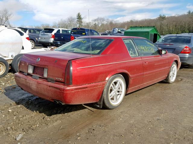 1G6ET1296YU169672 - 2000 CADILLAC ELDORADO T BURGUNDY photo 4