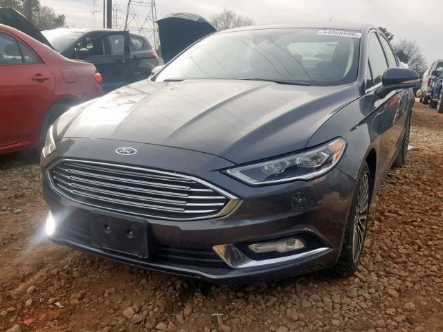 3FA6P0K98JR109931 - 2018 FORD FUSION TIT GRAY photo 2