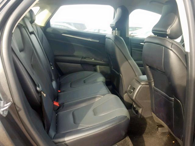 3FA6P0K98JR109931 - 2018 FORD FUSION TIT GRAY photo 6