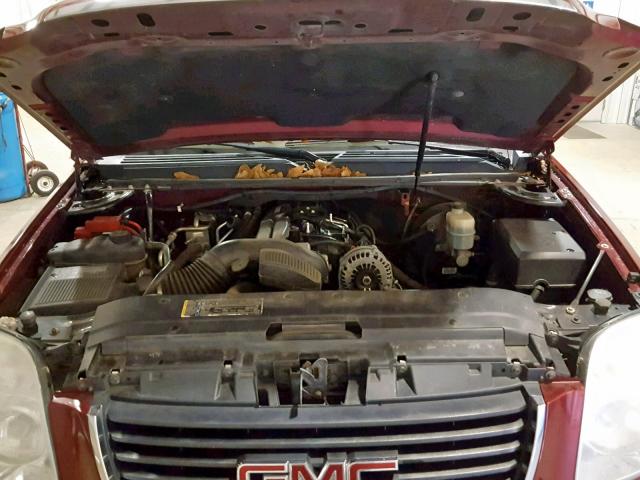 1GKUCKE04AR175432 - 2010 GMC YUKON XL C MAROON photo 7