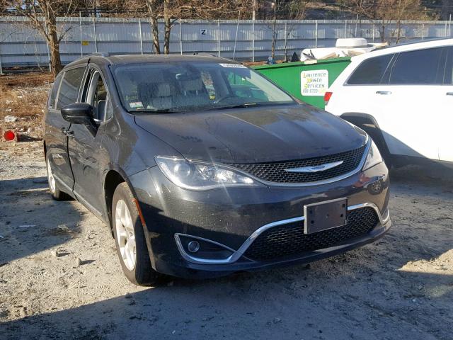 2C4RC1BG5JR128613 - 2018 CHRYSLER PACIFICA T BLACK photo 1