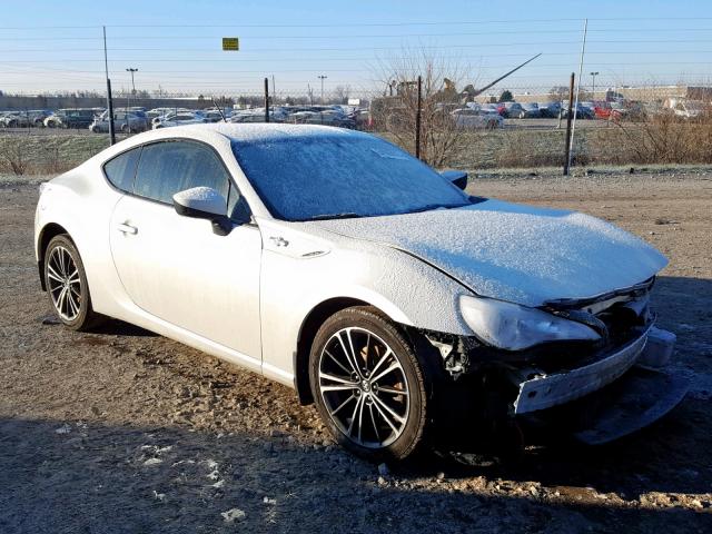 JF1ZNAA18D2705747 - 2013 TOYOTA SCION FR-S WHITE photo 1