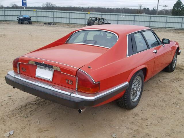 SAJNV5841GC128642 - 1986 JAGUAR XJS RED photo 4