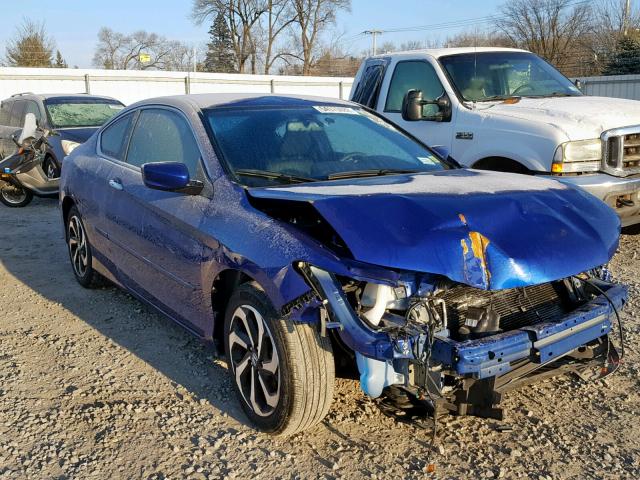 1HGCT1B30GA013399 - 2016 HONDA ACCORD LX- BLUE photo 1