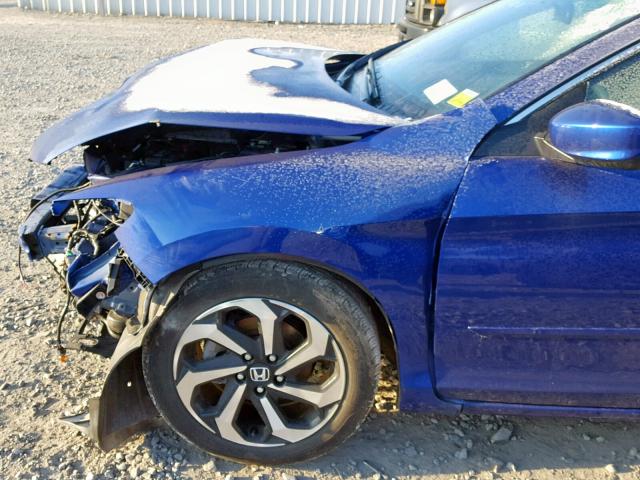 1HGCT1B30GA013399 - 2016 HONDA ACCORD LX- BLUE photo 9