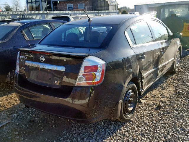 3N1AB6AP7CL647776 - 2012 NISSAN SENTRA 2.0 BLACK photo 4