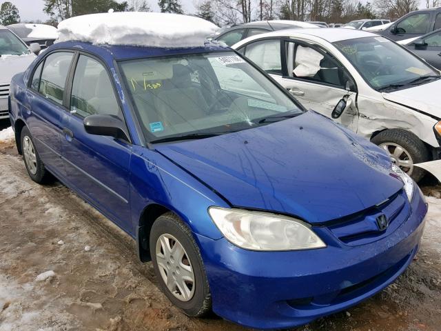 2HGES16304H625380 - 2004 HONDA CIVIC DX V BLUE photo 1