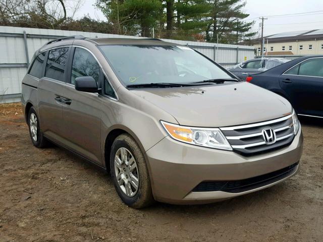 5FNRL5H24CB119208 - 2012 HONDA ODYSSEY LX TAN photo 1