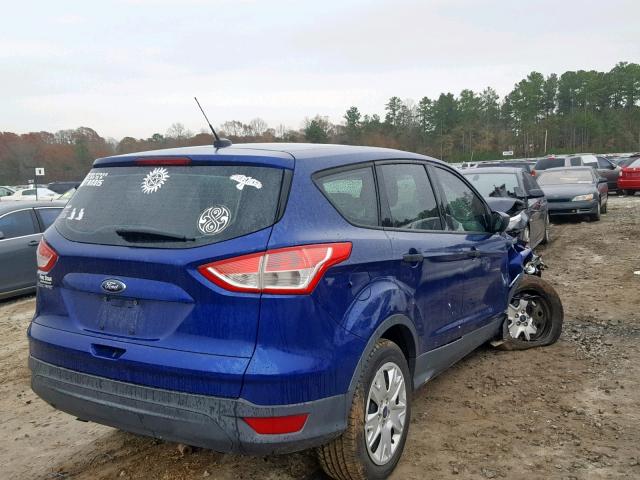 1FMCU0F77DUD32212 - 2013 FORD ESCAPE S BLUE photo 4