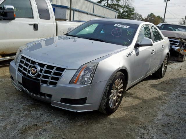 1G6DE5E59D0167714 - 2013 CADILLAC CTS LUXURY SILVER photo 2