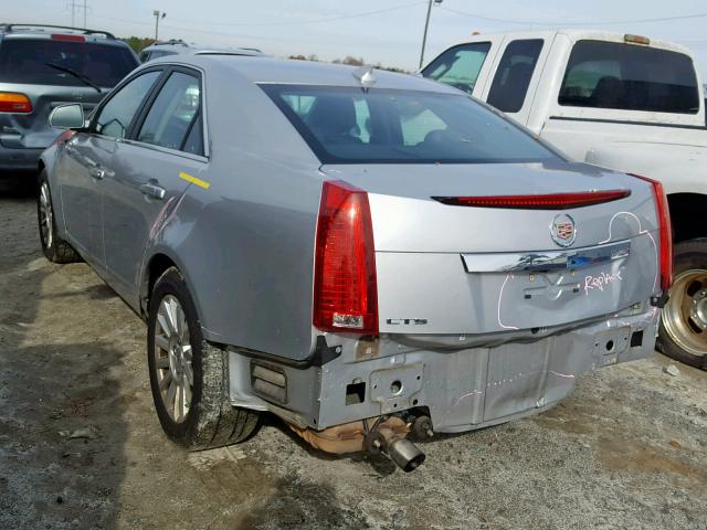 1G6DE5E59D0167714 - 2013 CADILLAC CTS LUXURY SILVER photo 3