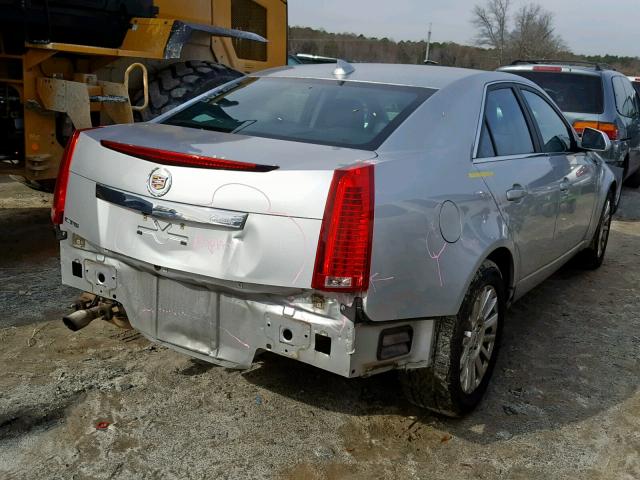 1G6DE5E59D0167714 - 2013 CADILLAC CTS LUXURY SILVER photo 4