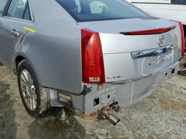 1G6DE5E59D0167714 - 2013 CADILLAC CTS LUXURY SILVER photo 9