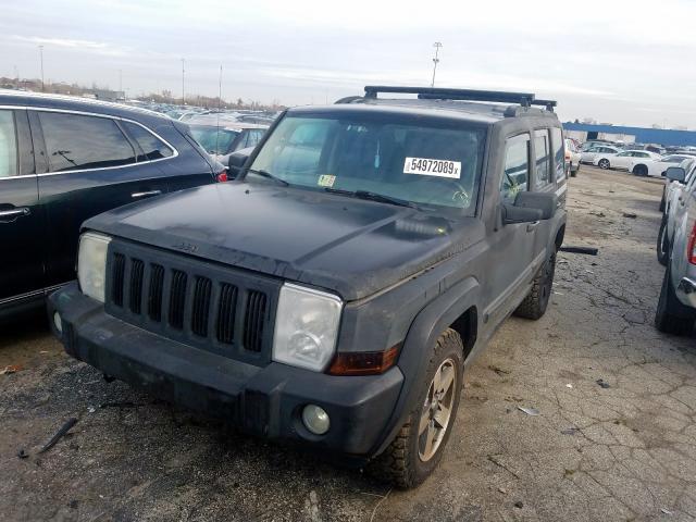 1J8HG48K26C337751 - 2006 JEEP COMMANDER ნაცრისფერი ფოტო 2