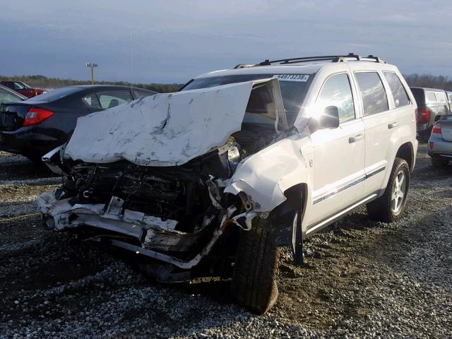 1J8HR58P27C698085 - 2007 JEEP GRAND CHER WHITE photo 2