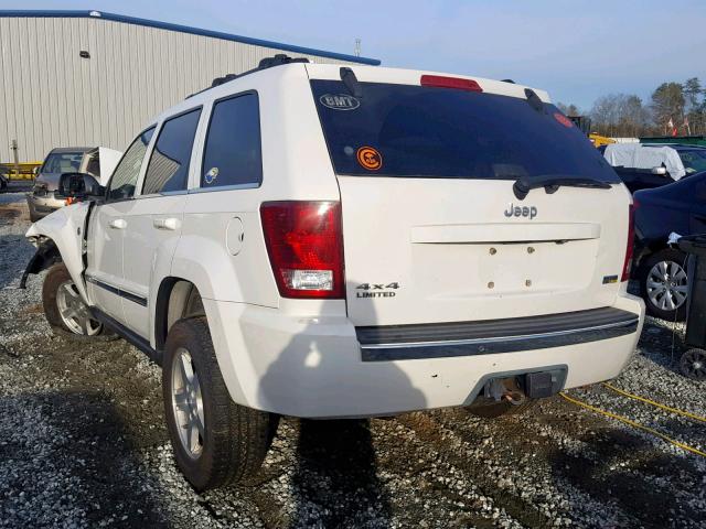 1J8HR58P27C698085 - 2007 JEEP GRAND CHER WHITE photo 3