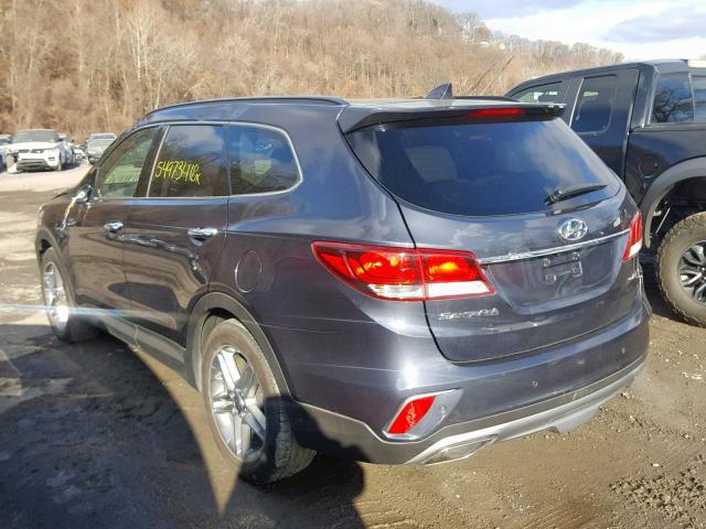 KM8SRDHF4JU269445 - 2018 HYUNDAI SANTA FE S GRAY photo 3