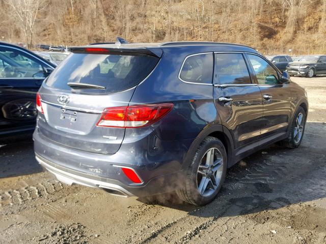 KM8SRDHF4JU269445 - 2018 HYUNDAI SANTA FE S GRAY photo 4