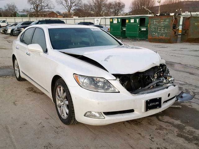 JTHBL46F575048625 - 2007 LEXUS LS 460 WHITE photo 1