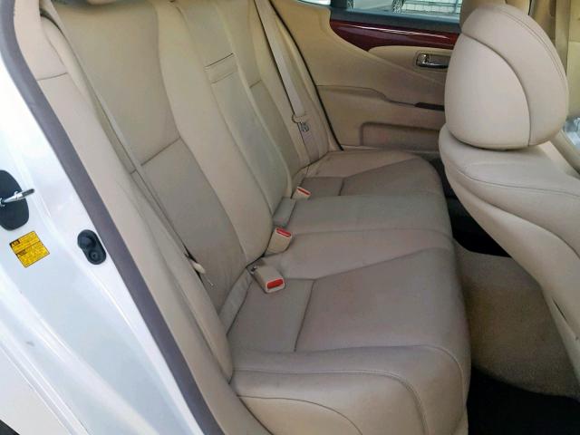 JTHBL46F575048625 - 2007 LEXUS LS 460 WHITE photo 6