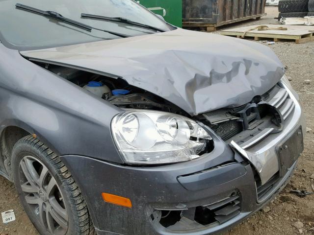 3VWST71K86M825490 - 2006 VOLKSWAGEN JETTA TDI GRAY photo 9