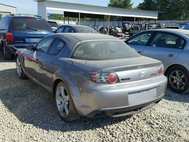 JM1FE17N340114843 - 2004 MAZDA RX8 GRAY photo 3