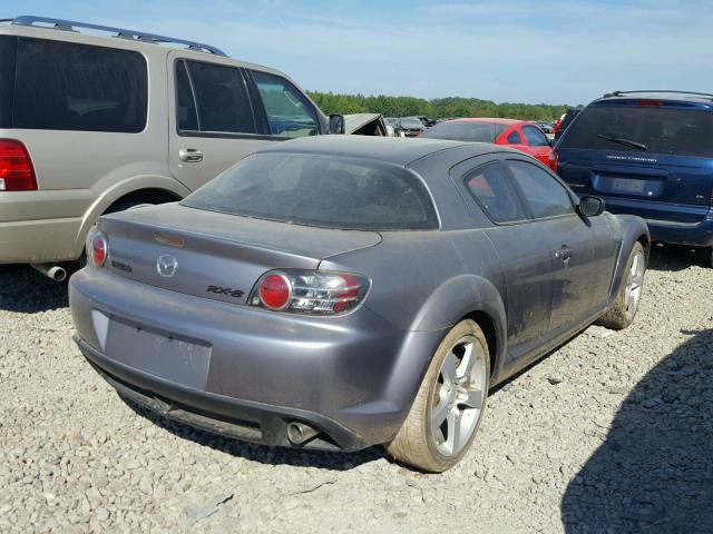 JM1FE17N340114843 - 2004 MAZDA RX8 GRAY photo 4