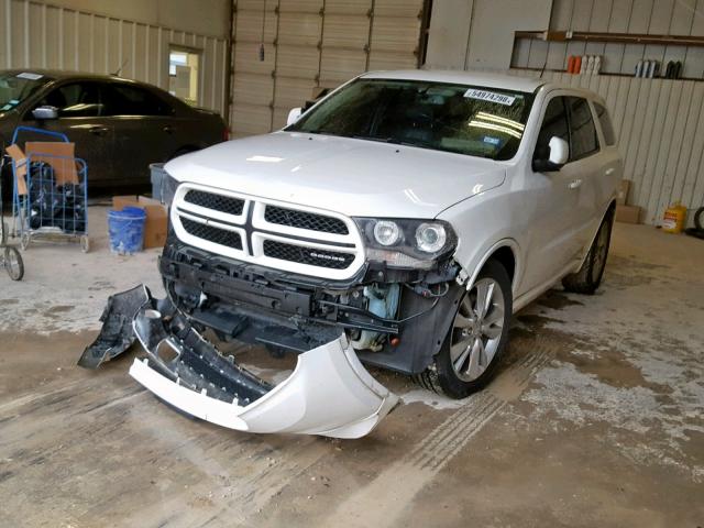 1C4SDHCT9CC217650 - 2012 DODGE DURANGO R/ WHITE photo 2