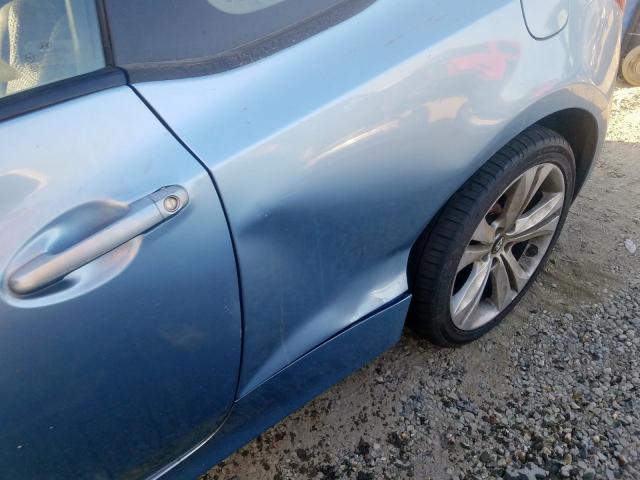 KMHHT6KD5AU014799 - 2010 HYUNDAI GENESIS CO BLUE photo 9