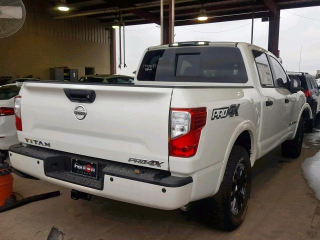 1N6AA1E53JN510775 - 2018 NISSAN TITAN SV WHITE photo 4