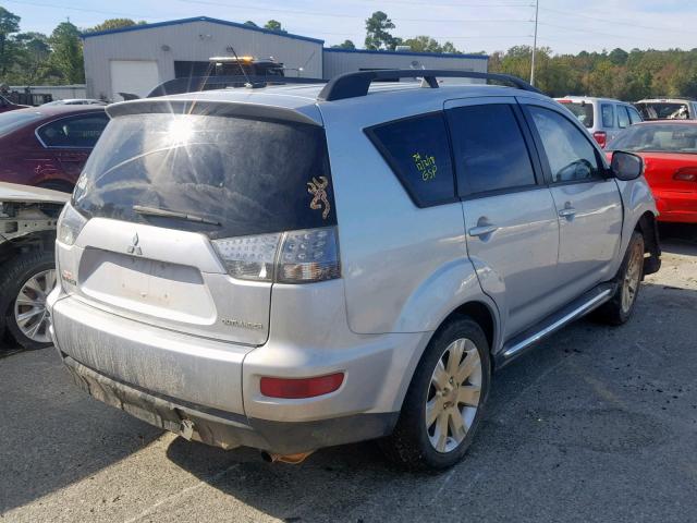 JA4AS3AW4CU004353 - 2012 MITSUBISHI OUTLANDER SILVER photo 4