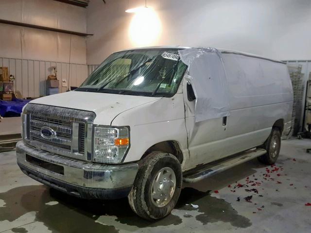 1FTNE2EW4CDA34195 - 2012 FORD ECONOLINE WHITE photo 2