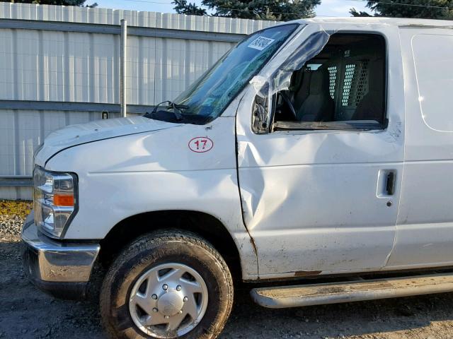 1FTNE2EW4CDA34195 - 2012 FORD ECONOLINE WHITE photo 9