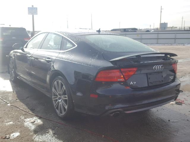 WAU3GAFC7DN078846 - 2013 AUDI A7 PRESTIG BLACK photo 3