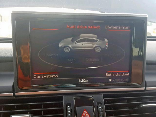 WAU3GAFC7DN078846 - 2013 AUDI A7 PRESTIG BLACK photo 9