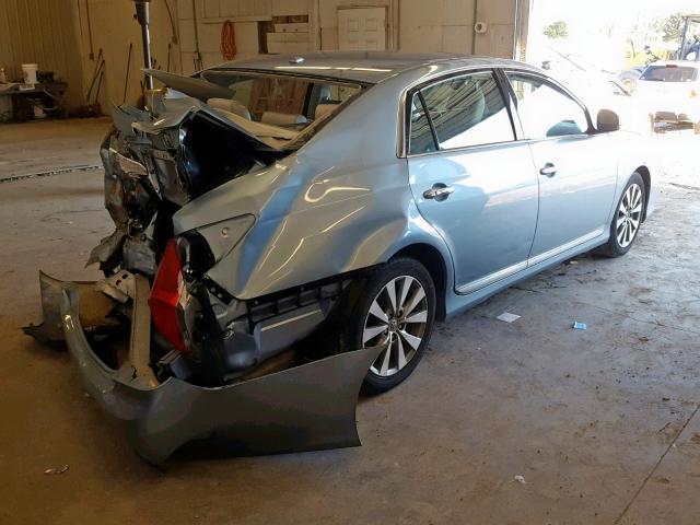 4T1BK3DB2BU407969 - 2011 TOYOTA AVALON BAS BLUE photo 4