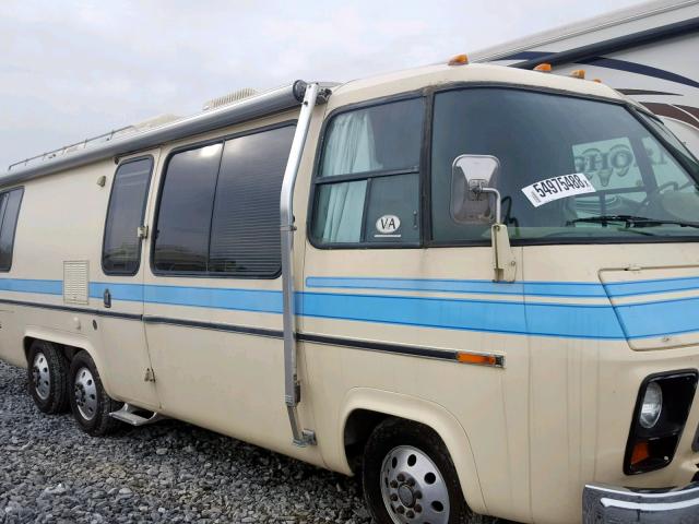 TZE167V102259 - 1977 GMC MOTORHOME TAN photo 9