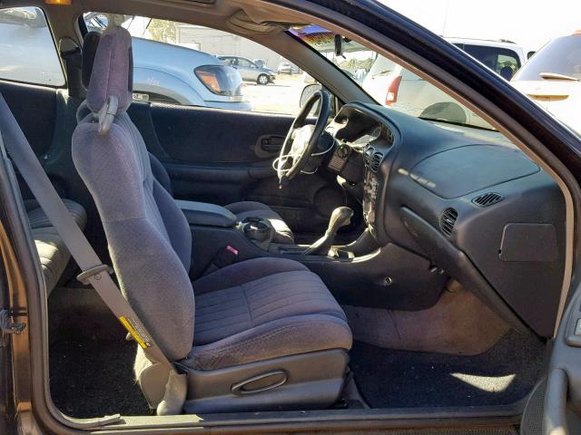 1G2WP12K72F242086 - 2002 PONTIAC GRAND PRIX BLACK photo 5