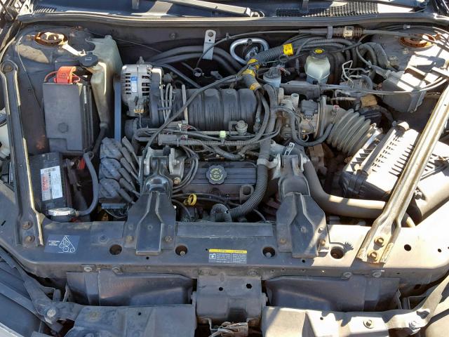 1G2WP12K72F242086 - 2002 PONTIAC GRAND PRIX BLACK photo 7