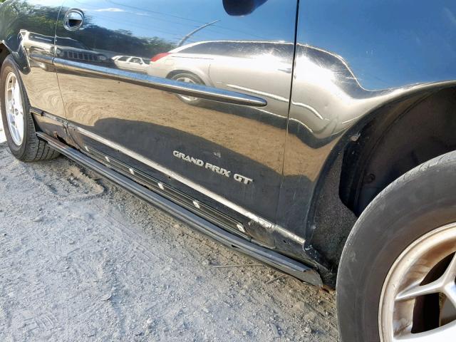1G2WP12K72F242086 - 2002 PONTIAC GRAND PRIX BLACK photo 9