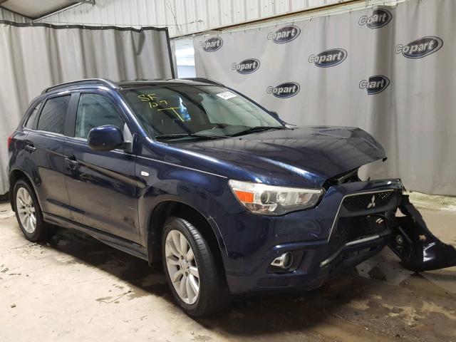 JA4AP4AU0BZ013333 - 2011 MITSUBISHI OUTLANDER BLUE photo 1